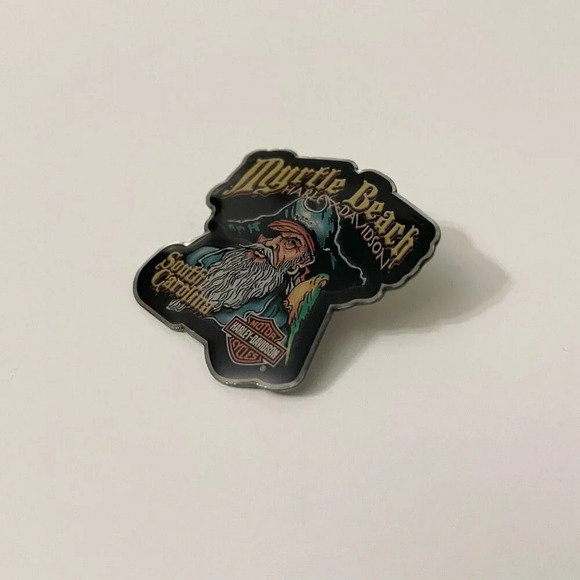 2005 Harley Davidson Myrtle Beach South Carolina Pirate Parrot Pin Biker - Picture 9 of 11